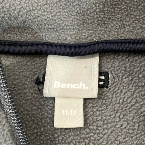 Bench size youth 11-12 years Gray Fleece zip sweater / light Jacket - Picture 4 of 16